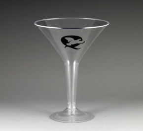 plastic martini glass