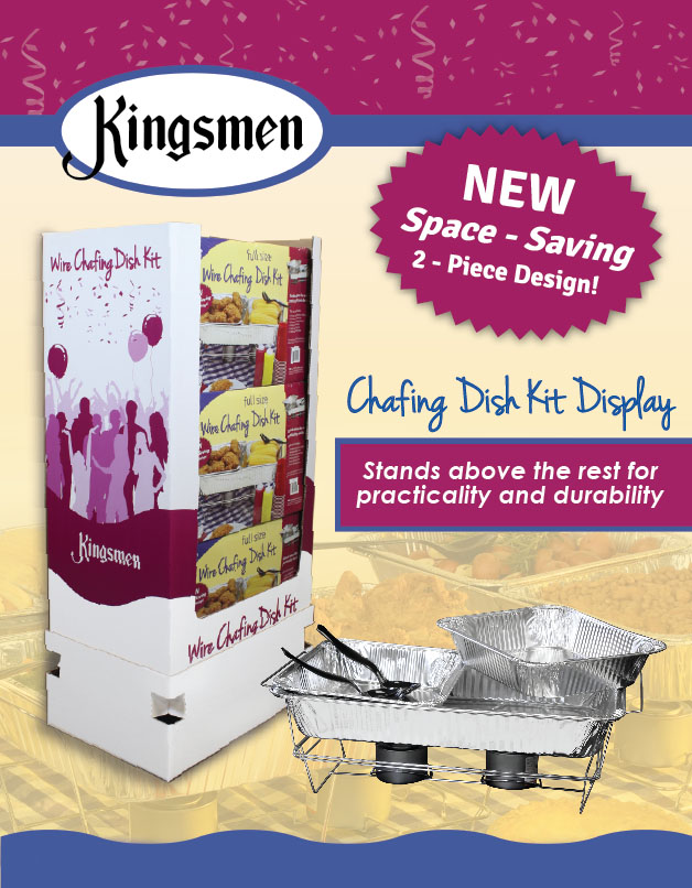 This Just In! Chafing Dish Kit Display