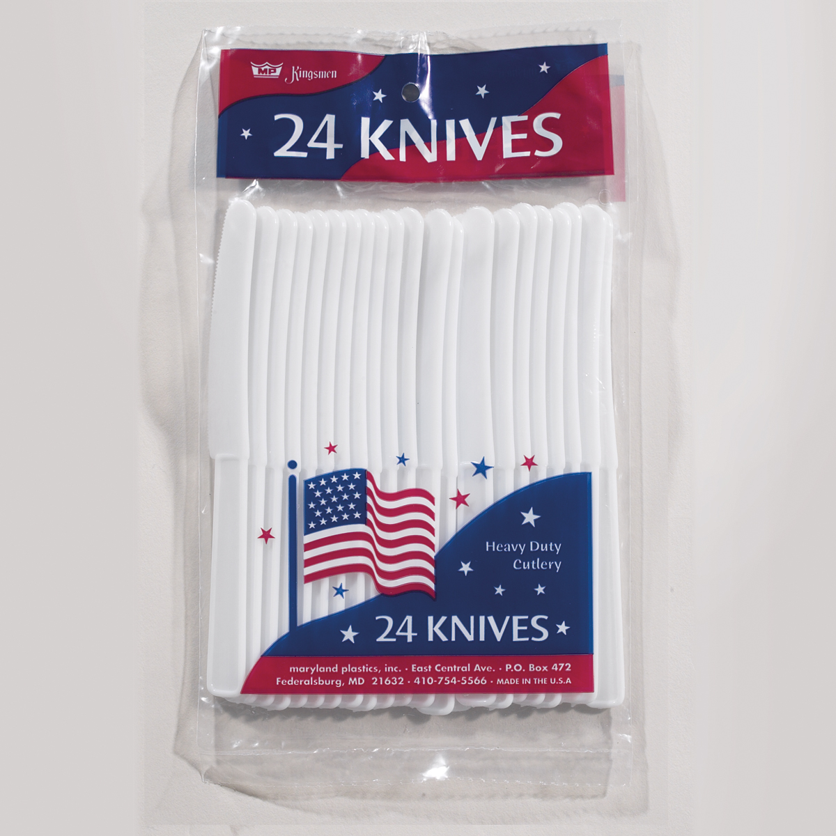 Kingsmen PS Poly Bagged (24 Ct.) - Knives