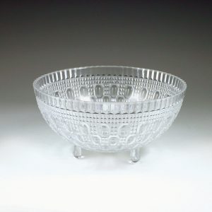  Heavyweight Plastic Punch Bowl with Ladle, 8 Quart Clear 2  Gallon Punch Plastic Bowls, Punch Set of Bowl and 5 oz. Ladle